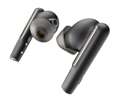 Poly earbuds running in-ear AI.